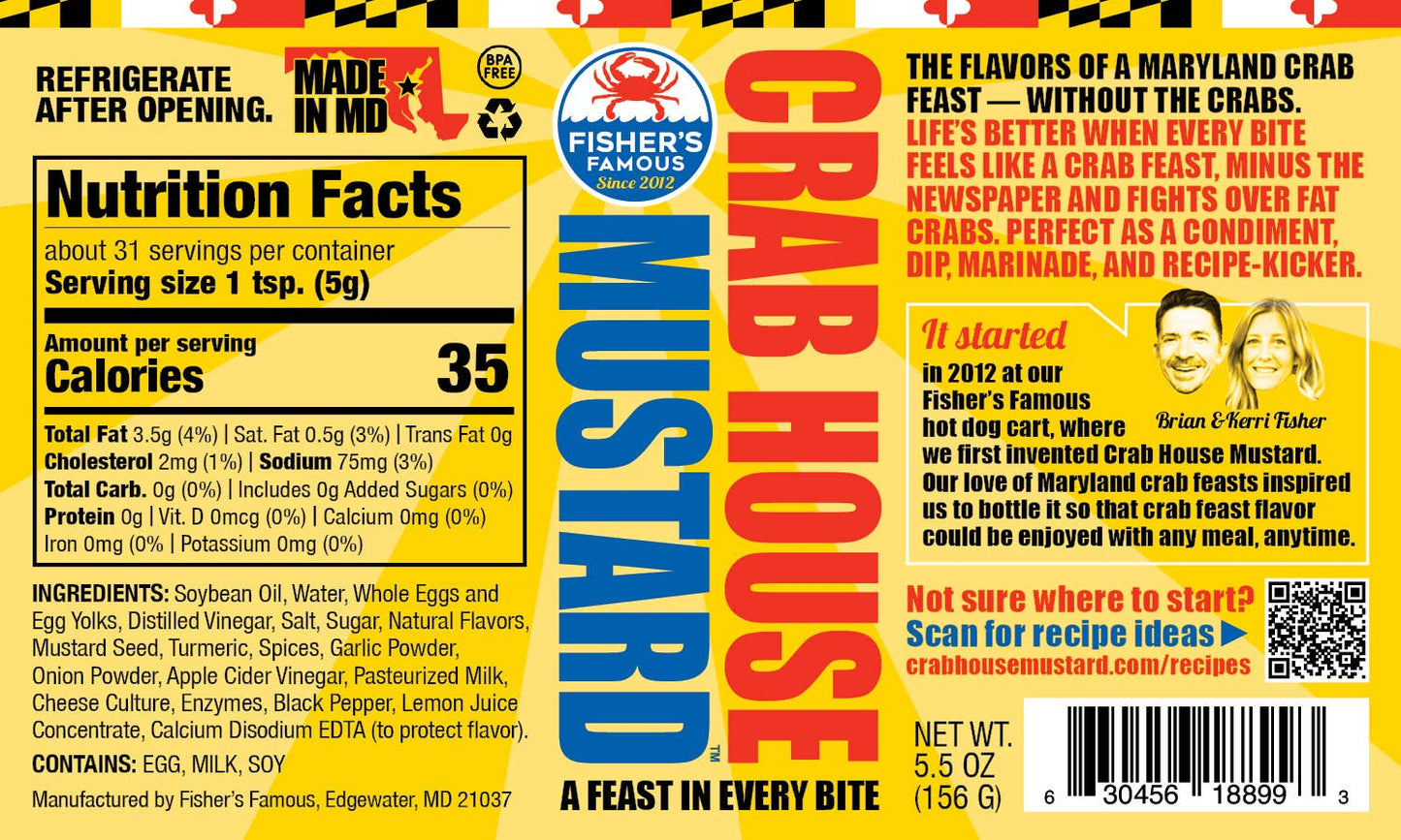 
                  
                    Fisher's Famous Crab House Mustard®
                  
                