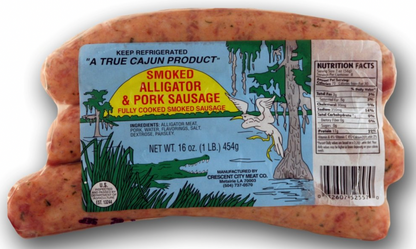 Alligator Sausage Madden's Seafood Raleigh NC